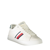 GIÀY SNEAKER NAM MÀU TRẮNG - TOMMY HILFIGER - NHẬP KHẨU CHÍNH HÃNG TỪ Ý