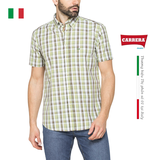 ÁO SƠ MI NAM CỘC TAY HỌA TIẾT KẺ CARO – CARRERA JEANS - NHẬP KHẨU CHÍNH NGẠCH TỪ Ý