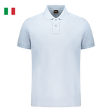 ÁO POLO NAM CỘC TAY MÀU XANH NHẠT - BOSS - NHẬP KHẨU CHÍNH HÃNG TỪ ITALIA