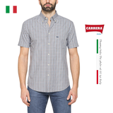 ÁO SƠ MI NAM CỘC TAY HỌA TIẾT KẺ CARO – CARRERA JEANS - NHẬP KHẨU CHÍNH NGẠCH TỪ Ý