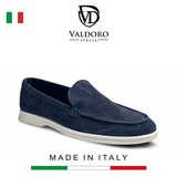 GIÀY LƯỜI DA THẬT NAM (21 Casmocio Blu) - VALDORO - SẢN XUẤT TẠI ITALY