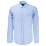 ÁO SƠ MI NAM DÀI TAY MÀU XANH NHẠT - BOSS - NHẬP KHẨU CHÍNH HÃNG TỪ ITALY