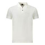 ÁO POLO NAM CỘC TAY MÀU TRẮNG - BOSS - NHẬP KHẨU CHÍNH HÃNG TỪ ITALIA