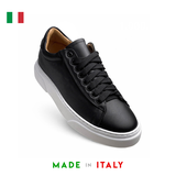 GIÀY SNEAKER DA THẬT NAM Alex-16_Black (4190) - MADE IN ITALY - SẢN XUẤT TẠI ITALY