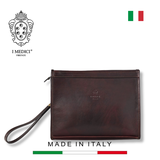 TÚI CLUTCH DA VACCHETTA CAO CẤP 76-FONDANT -  MEDICI OF FLORENCE - SẢN XUẤT THỦ CÔNG TẠI ITALY