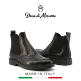 GIÀY BOOTS DA NAM (DA THẬT) MÀU ĐEN - DUCA DI MORRONE - SẢN XUẤT TẠI ITALY