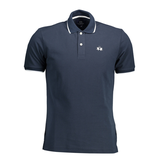 ÁO POLO NAM MÀU XANH THAN VIỀN CỔ - LA MARTINA - NHẬP KHẨU CHÍNH HÃNG TỪ Ý