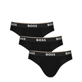 PACK 3 QUẦN SỊP NAM MÀU ĐEN - HUGO BOSS - NHẬP KHẨU CHÍNH HÃNG TỪ Ý