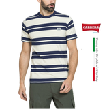 ÁO THUN NAM CỘC TAY KẺ NGANG – CARRERA JEANS - NHẬP KHẨU CHÍNH NGẠCH TỪ Ý