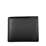 VÍ NAM DA THẬT MÀU ĐEN - TOMMY HILFIGER - NHẬP KHẨU CHÍNH HÃNG TỪ Ý