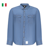 ÁO SƠ MI DENIM NAM DÀI TAY - U.S. GRAND POLO - NHẬP KHẨU CHÍNH HÃNG TỪ Ý