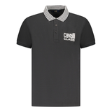 ÁO POLO NAM MÀU ĐEN - CAVALLI CLASS - NHẬP KHẨU CHÍNH HÃNG TỪ Ý