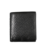 VÍ NAM DA THẬT MÀU ĐEN - TOMMY HILFIGER - NHẬP KHẨU CHÍNH HÃNG TỪ Ý