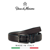 THẮT LƯNG DA NAM MÀU NÂU - DUCA DI MORRONE - SẢN XUẤT TẠI ITALY