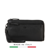 CLUTCH DA THẬT NAM MÀU ĐEN 1812216 - LOIS - Black – GIANNI CONTI - SẢN XUẤT THỦ CÔNG TỪ ITALY