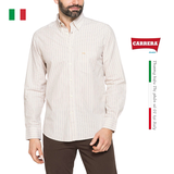 ÁO SƠ MI DÀI TAY NAM KẺ CARO 213A1230A – CARRERA JEANS - NHẬP KHẨU CHÍNH NGẠCH TỪ Ý