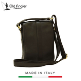 TÚI ĐEO CHÉO MÀU ĐEN 031191NE - 91Ne – OLD ANGLER - SẢN XUẤT THỦ CÔNG TỪ ITALY