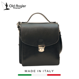 TÚI ĐEO CHÉO MÀU ĐEN"Classica II" 079689NE - 89Ne – OLD ANGLER - SẢN XUẤT THỦ CÔNG TỪ ITALY