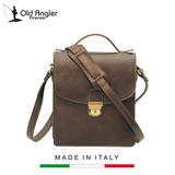 TÚI ĐEO CHÉO MÀU NÂU "Classica II" 079689TM - 89Tm – OLD ANGLER - SẢN XUẤT THỦ CÔNG TỪ ITALY