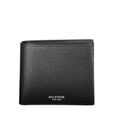 VÍ DA THẬT NAM MÀU ĐEN - TOMMY HILFIGER - NHẬP KHẨU CHÍNH HÃNG TỪ Ý