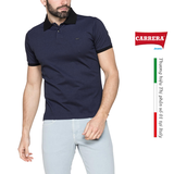 ÁO POLO NAM XANH THAN CỔ ĐEN - CARRERA JEANS - NHẬP KHẨU CHÍNH HÃNG TỪ ITALIA