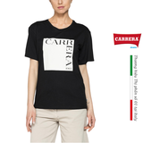 ÁO PHÔNG NỮ MÀU ĐEN - CARRERA JEANS - NHẬP KHẨU CHÍNH HÃNG TỪ ITALIA