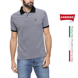 ÁO POLO NAM MÀU XANH/XÁM CỔ ĐEN - CARRERA JEANS - NHẬP KHẨU CHÍNH HÃNG TỪ ITALIA