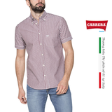 ÁO SƠ MI NAM CỘC TAY HỌA TIẾT KẺ SỌC – CARRERA JEANS - NHẬP KHẨU CHÍNH HÃNG TỪ Ý