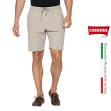 QUẦN SHORT BERMUDA NAM CẠP CHUN VẢI COTTON LANH - CARRERA JEANS - NHẬP KHẨU CHÍNH HÃNG TỪ Ý