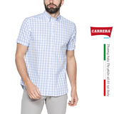 ÁO SƠ MI NAM CỘC TAY HỌA TIẾT KẺ Ô – CARRERA JEANS - NHẬP KHẨU CHÍNH HÃNG TỪ Ý