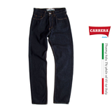 QUẦN JEANS NAM ỐNG ĐỨNG XANH ĐẬM VIỀN CHỈ VÀNG - CARRERA JEANS - NHẬP KHẨU CHÍNH HÃNG TỪ Ý
