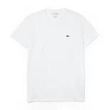 ÁO PHÔNG NAM CỔ CHỮ V MÀU TRẮNG - LACOSTE - NHẬP KHẨU CHÍNH HÃNG TỪ CHLB ĐỨC