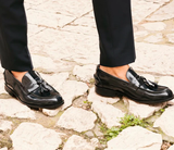 GIÀY LƯỜI DA NAM CAO CẤP (DA THẬT) - DUCA DI MORRONE - SẢN XUẤT TẠI ITALY