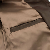 ÁO KHOÁC DA NAM MÀU NÂU ERMES - MASSIMO ROMOLINI - NHẬP KHẨU CHÍNH HÃNG TỪ Ý