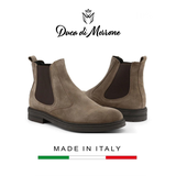GIÀY BOOTS DA LỘN (DA THẬT) - DUCA DI MORRONE - SẢN XUẤT TẠI ITALY