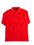 ÁO POLO DÀI TAY VIỀN CỔ MÀU ĐỎ - FRED PERRY - NHẬP KHẨU TRỰC TIẾP TỪ ĐỨC