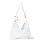 TÚI XÁCH NỮ DA THẬT MÀU TRẮNG 136580-30 – GIANNI CONTI - SẢN XUẤT THỦ CÔNG TẠI ITALY