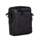 TÚI ĐEO CHÉO DA THẬT NAM MÀU ĐEN FILIPPO 1812282 - GIANNI CONTI - SẢN XUẤT THỦ CÔNG TỪ ITALY