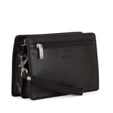 CLUTCH NAM MÀU ĐEN DA THẬT 9402019-10 – GIANNI CONTI - SẢN XUẤT THỦ CÔNG TẠI ITALY