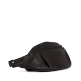 TÚI ĐEO HÔNG DA THẬT MÀU ĐEN 915055-10 - GIANNI CONTI - SẢN XUẤT THỦ CÔNG TẠI ITALY