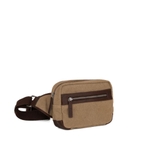 TÚI ĐEO CHÉO DA THẬT MÀU NÂU BE 6025179-609 - GIANNI CONTI - SẢN XUẤT THỦ CÔNG TẠI ITALY