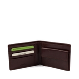 VÍ DA THẬT NAM MÀU ĐEN 9407018-10 – GIANNI CONTI - SẢN XUẤT THỦ CÔNG TẠI ITALY