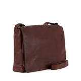 TÚI ĐEO CHÉO DA THẬT MÀU NÂU 914367-28 - GIANNI CONTI - SẢN XUẤT THỦ CÔNG TẠI ITALY