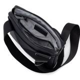 TÚI ĐEO CHÉO DA THẬT MÀU ĐEN 2092880-10 - GIANNI CONTI - SẢN XUẤT THỦ CÔNG TỪ ITALY