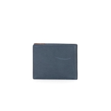 VÍ DA THẬT NAM MÀU BLUE-D.BROWN 6057220-627 – GIANNI CONTI - SẢN XUẤT THỦ CÔNG TẠI ITALY