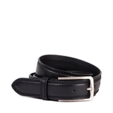 THẮT LƯNG DA THẬT NAM MÀU ĐEN - GIANNI CONTI - SẢN XUẤT THỦ CÔNG TỪ ITALIA