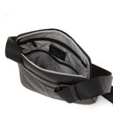 TÚI ĐEO CHÉO DA THẬT MÀU ĐEN 4902770-10 - GIANNI CONTI - SẢN XUẤT THỦ CÔNG TẠI ITALY