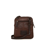 TÚI ĐEO CHÉO DA THẬT MÀU NÂU 4072571-20 - GIANNI CONTI - SẢN XUẤT THỦ CÔNG TỪ ITALY