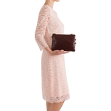 CLUTCH DA THẬT NAM MÀU NÂU 9405070-28 – GIANNI CONTI - SẢN XUẤT THỦ CÔNG TẠI ITALY