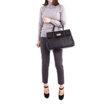 TÚI XÁCH NỮ DA THẬT MÀU ĐEN 914067-10 – GIANNI CONTI - SẢN XUẤT THỦ CÔNG TẠI ITALY